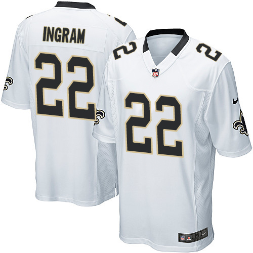Youth Limited Mark Ingram Nike Jersey White Road - #22 NFL New Orleans Saints
